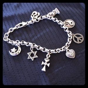 Silver Charm Bracelet