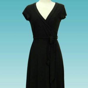 Beautiful black wrap maxi