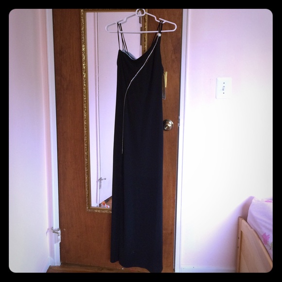 Black formal dress