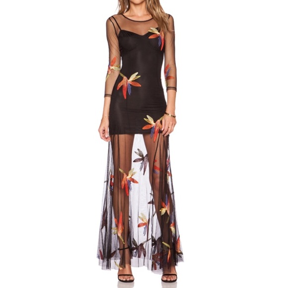 for love and lemons birds of paradise maxi dress