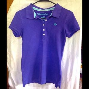Purple Aeropostale Collared Shirt