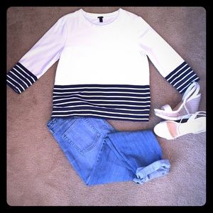 J. Crew Striped Top