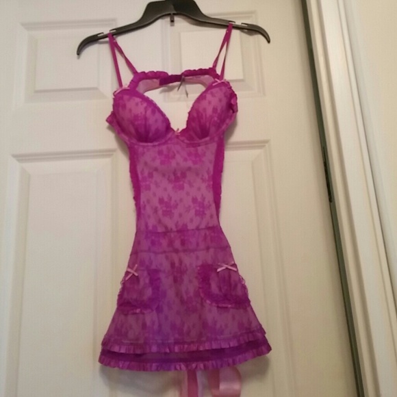 Purple apron