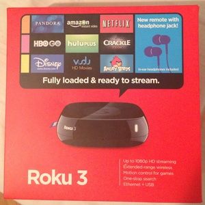 Roku 3, like new with all accessories.