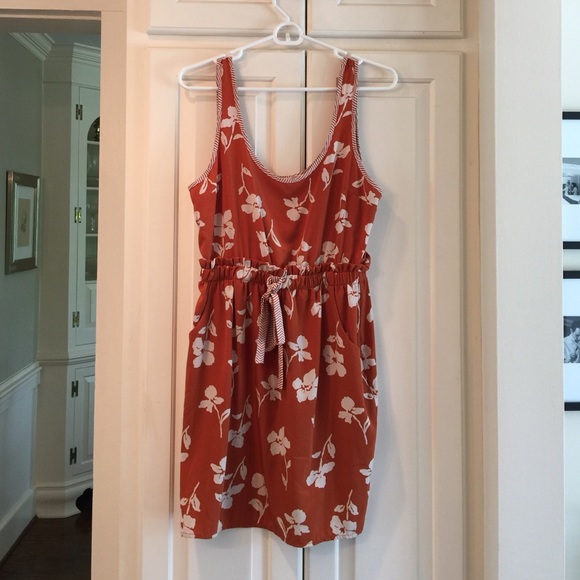 Burnt Orange Lush Dress
