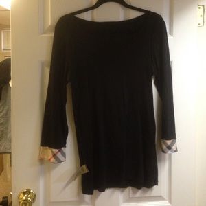Burberry 3/4 sleeve top