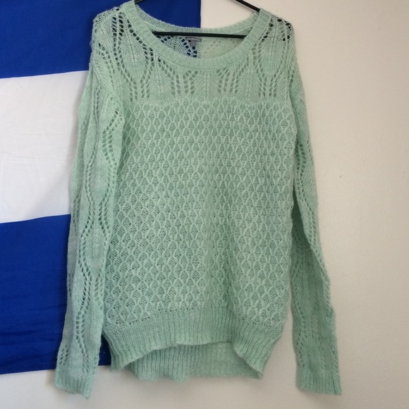Mint green sweater