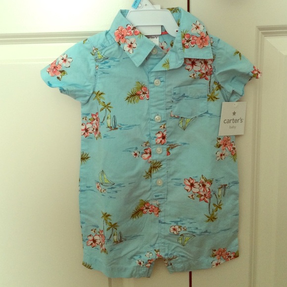 baby hawaiian romper