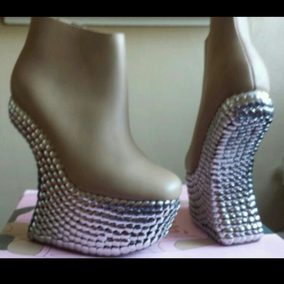 Jeffrey Campbell Bootie w Studded Platform Wedge