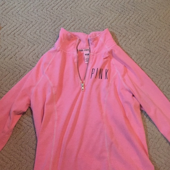 Pink pullover sweatshirt