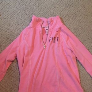 Pink pullover sweatshirt