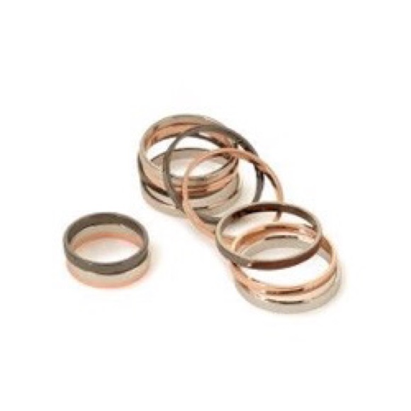 Silver Mix Match Ring Set - Picture 3 of 5