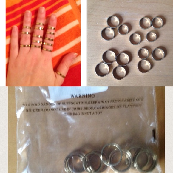 Gold Mix Match Ring Set - Picture 3 of 4