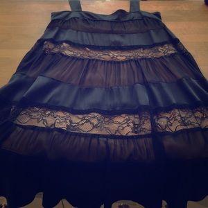Black lacey dress!
