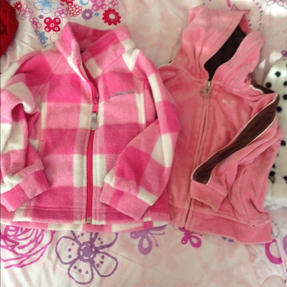 Pair of fleece jackets