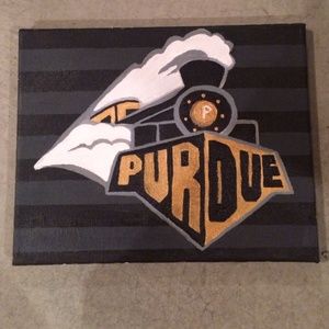Purdue university painting