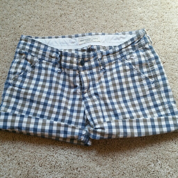 Abercrombie & Fitch Gingham Shorts