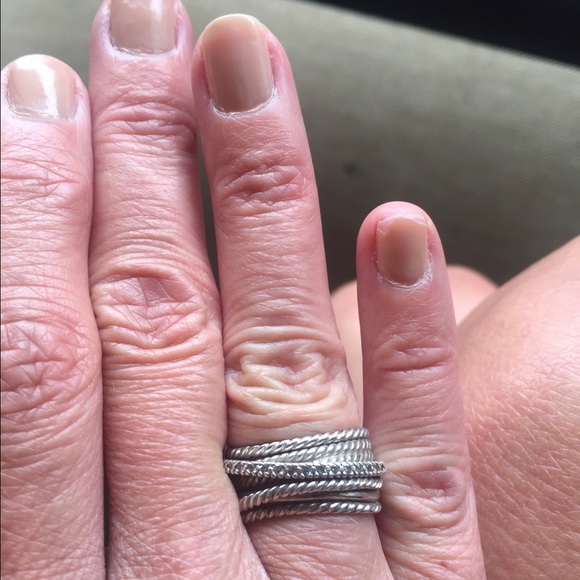 David Yurman diamond band ring❤️