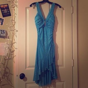 Sparkly blue prom or homecoming dress