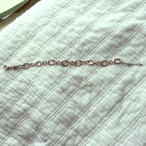 Fossil Silver Chain Charm Bracelet