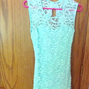 Mint Lace Dress