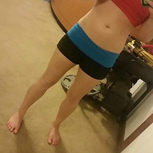 Yoga shorts.