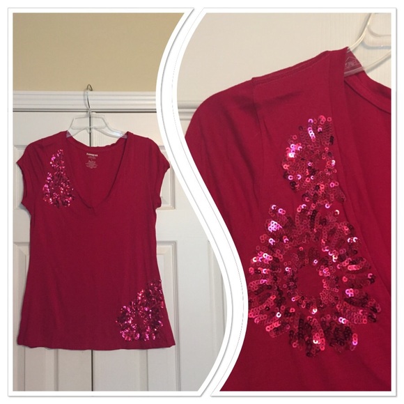 ⚡️1 hour flash sale⚡️Pink sequined top