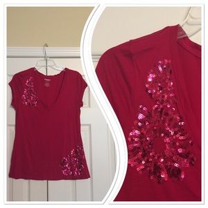 ⚡️1 hour flash sale⚡️Pink sequined top