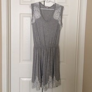 Robert Rodriguez gray t-shirt &  lace dress
