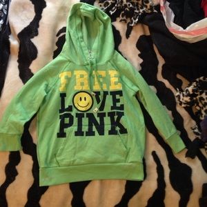 Victoria's Secret PINK pull over hoodie size small