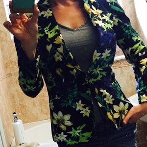 Floral blazer