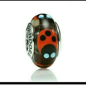 Pandora cappuccino ladybug charm retired