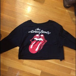 Rolling Stones long sleeve half shirt
