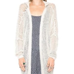 Brandy Melville hooded knit sweater