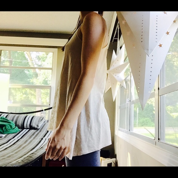 Cream Lace Tank Top - Picture 3 of 4