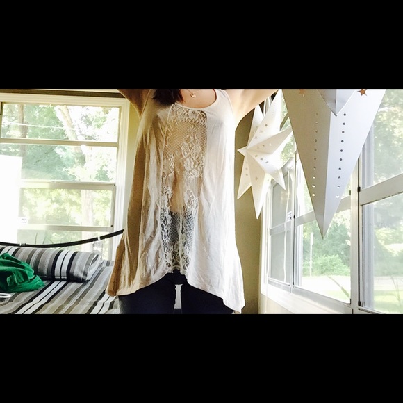 Cream Lace Tank Top - Picture 4 of 4