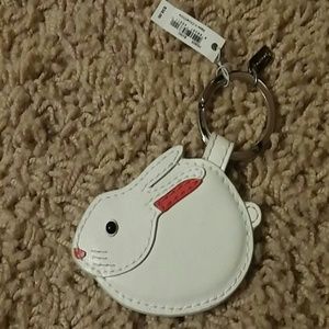 Coach rabbit key chain