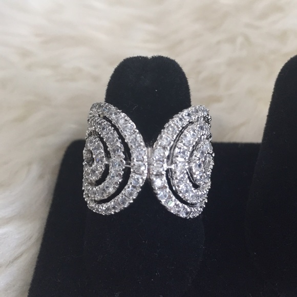 Jewelry - Real Sterling silver Cocktail ring