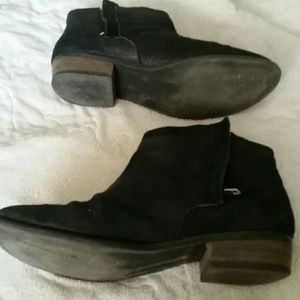 Dolce Vita black textured suede boots