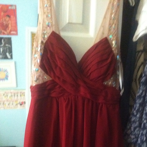 Red formal, homecoming dress