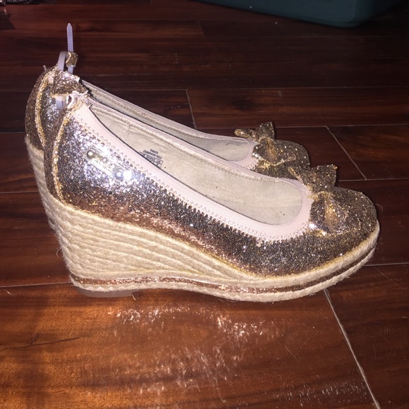 Michael Kors Gold Wedge