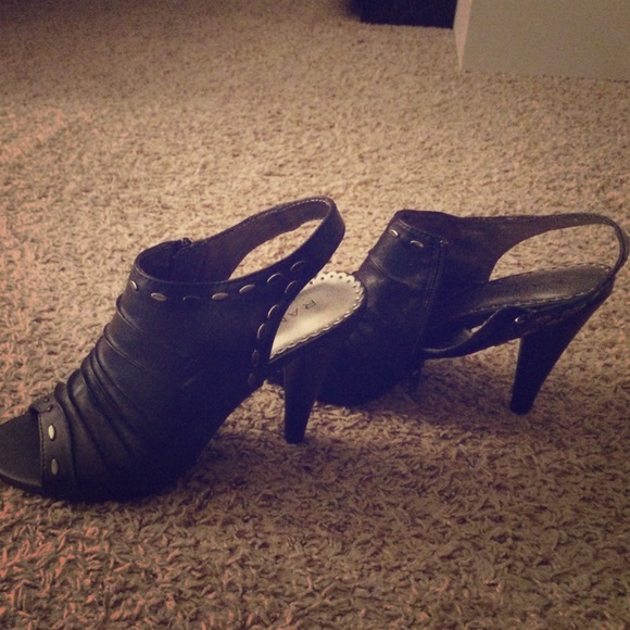 Black high heels