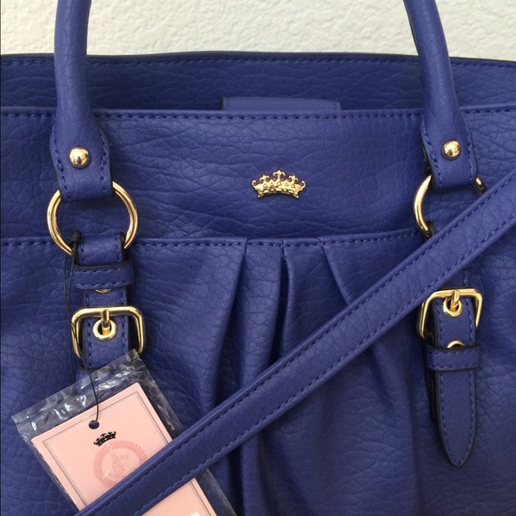 ❌SOLD IN BUNDLE❌ Juicy Couture Cobalt Handbag NWT - Picture 2 of 4