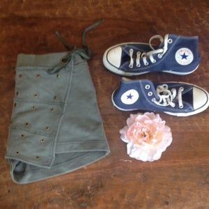 Navy Hightop Converse