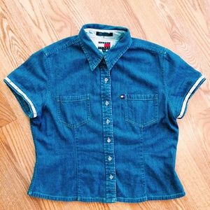 90's Tommy Hilfiger Denim Shirt
