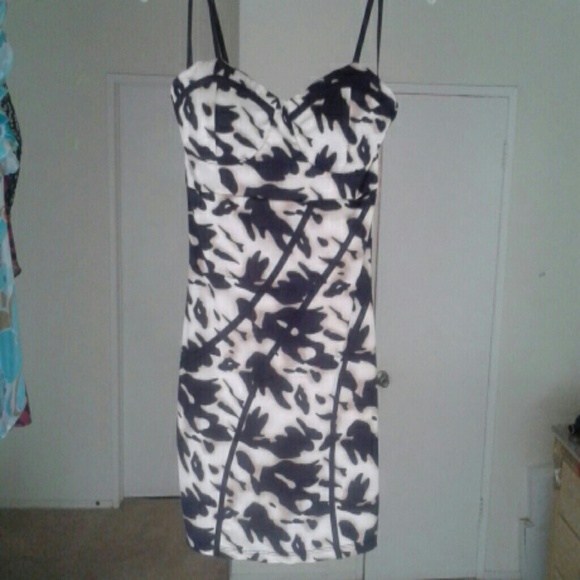 Black and tan dress