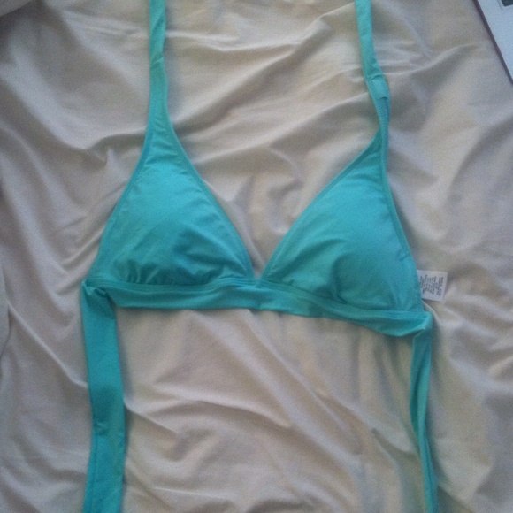 Simple blue bikini