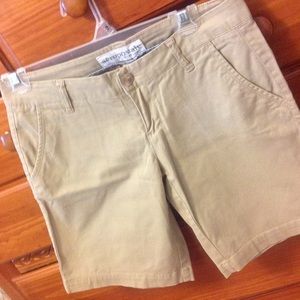 AEROPOSTALE KHAKI BERMUDA SHORTS