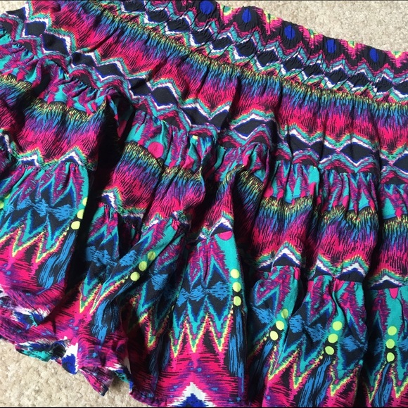 💗 Multi Colored Ruffle Skirt - Picture 16 of 16