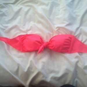 Neon Victoria's Secret strapless bikini